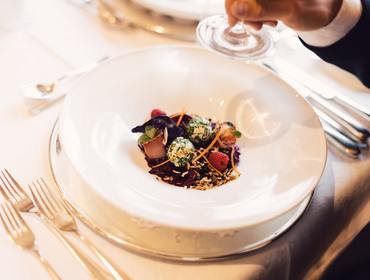 Eccellente cucina gourmet vitale con prodotti regionali